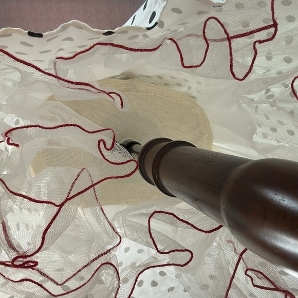 Small flirty polkadot dress, peeking petticoat fun! - Picture 10 of 13